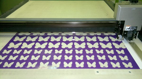 Бабочки из картона